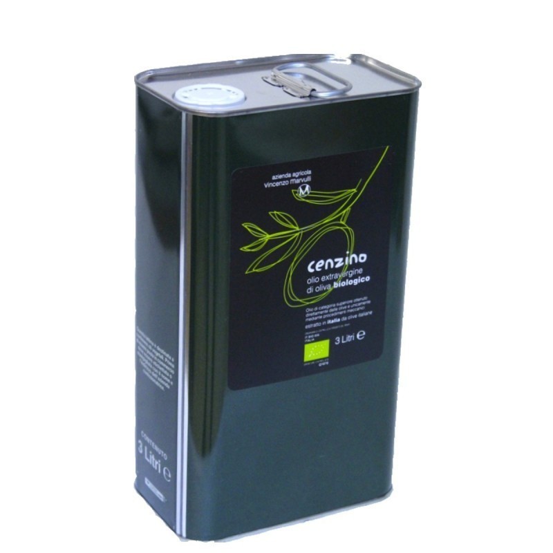 Olio extravergine di oliva Cenzino Ogliarola del Bradano latta - Marvulli - 3l