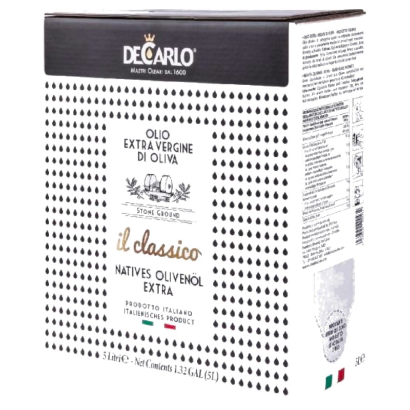 Olio extravergine di oliva il Classico Bag in Box - De Carlo - 5l Olio extravergine di oliva il Classico Bag in Box - De Carlo - 5l
