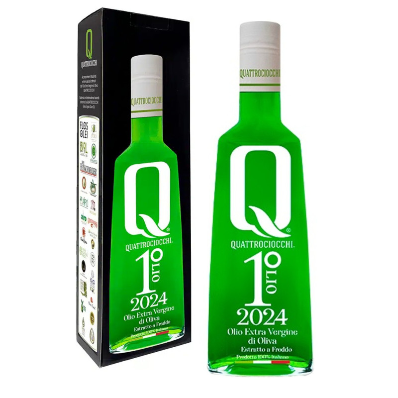 Olio extravergine di oliva 1°Olio - Quattrociocchi - 500ml Olio extravergine di oliva 1°Olio - Quattrociocchi - 500ml