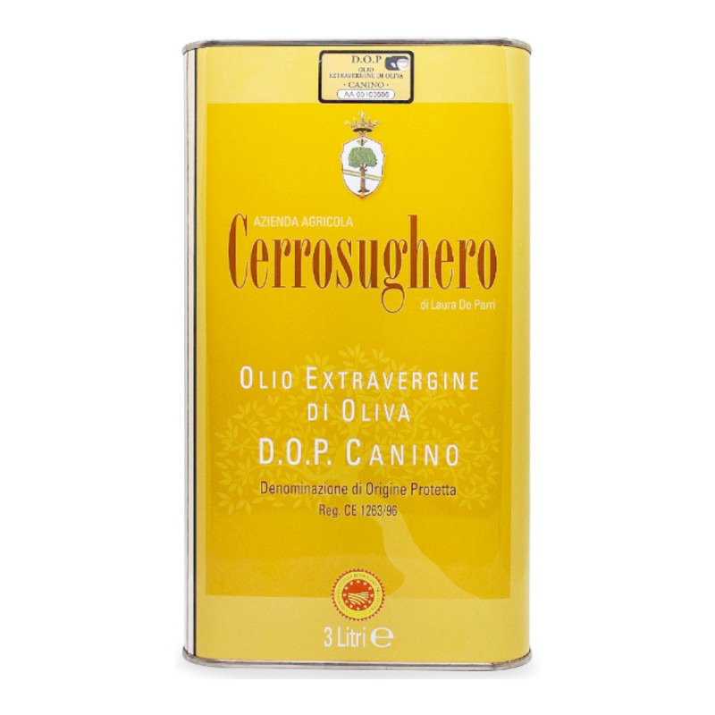 Olio extravergine di oliva DOP Canino latta - Cerrosughero - 3l Olio extravergine di oliva DOP Canino latta - Cerrosughero - 3l