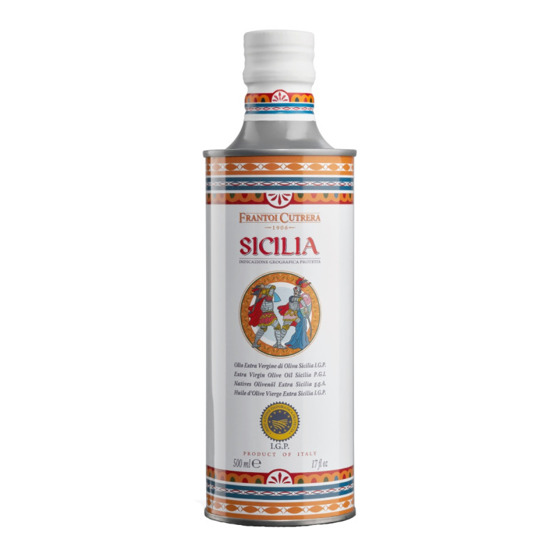Olio extravergine di oliva IGP Sicilia latta - Cutrera - 500ml