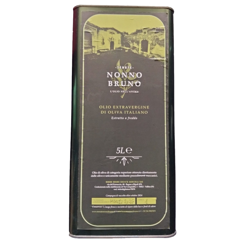 Olio extravergine di oliva - Nonno Bruno - 5l
